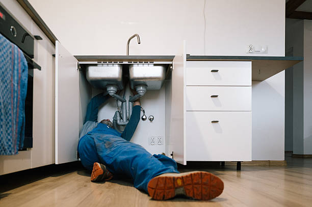 Professional Drain Cleaning technician working in New Palestine, IN